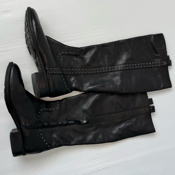 Sam Edelman Prina studded Elegant Black Knee-High Boots - Picture 5 of 14